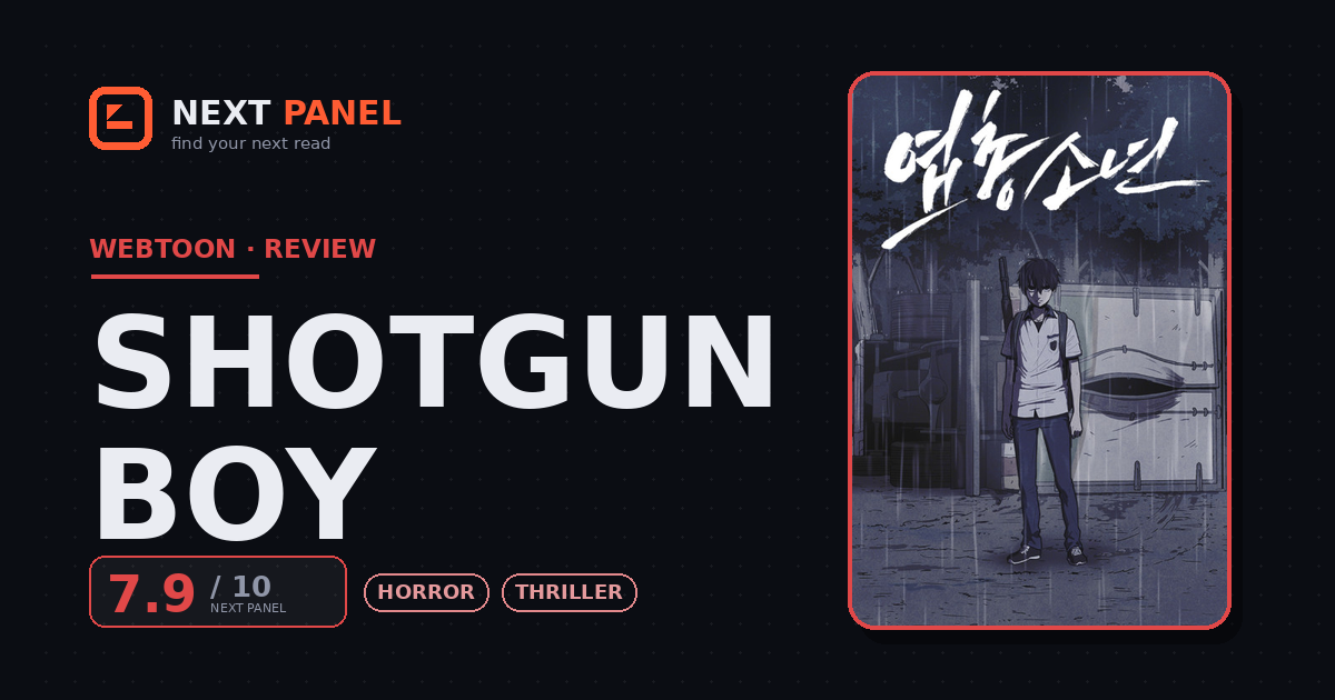 Shotgun Boy cover - Next Panel review
