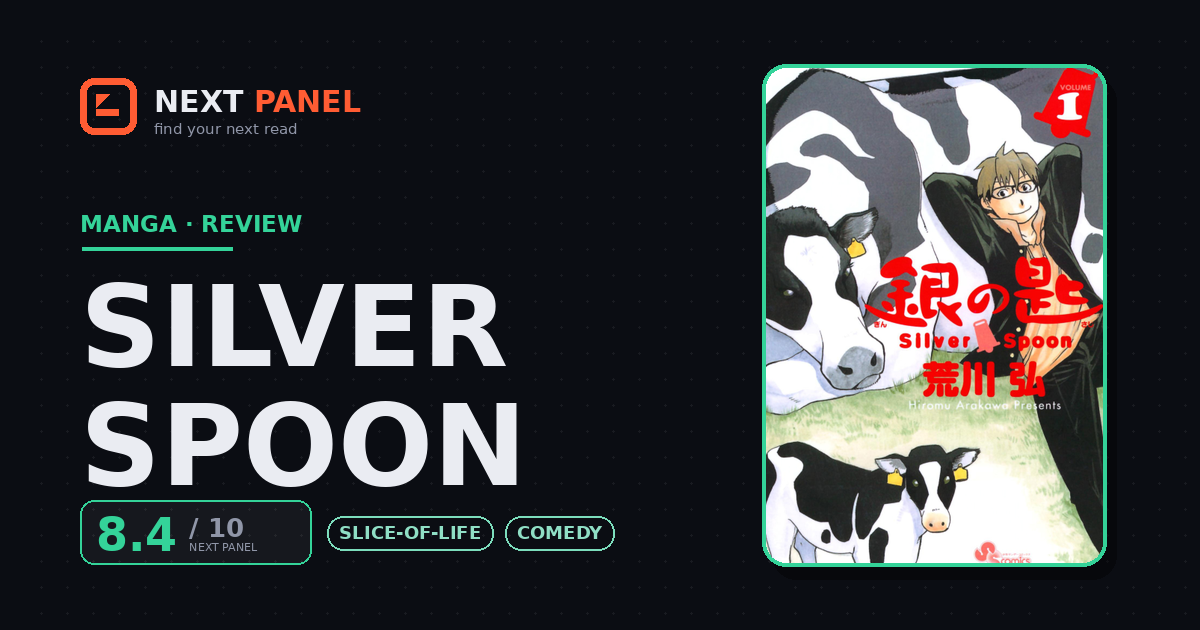Silver Spoon cover - Next Panel review