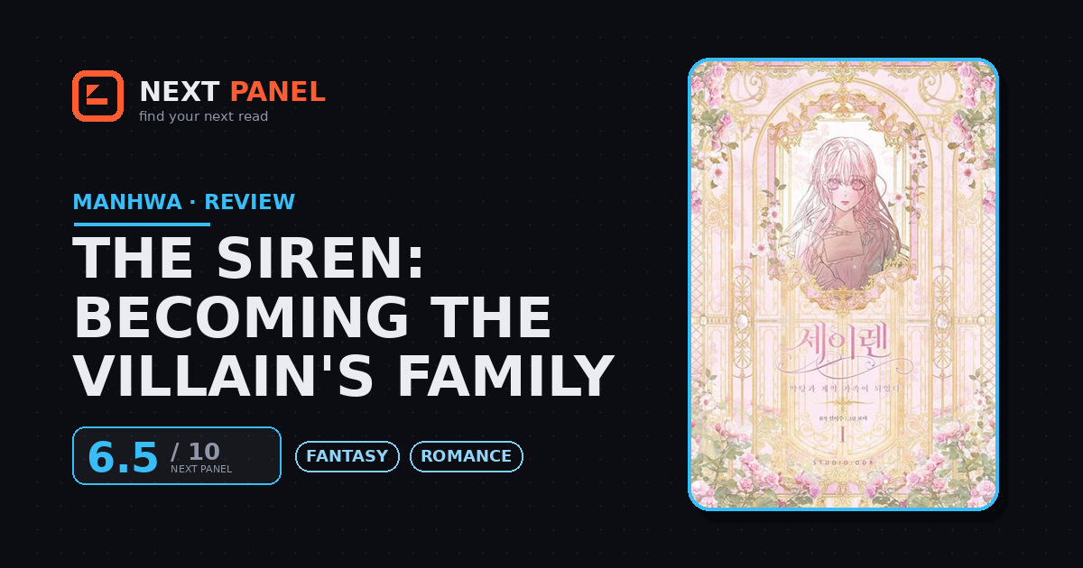 The Siren: Becoming the Villain's Family cover - Next Panel review