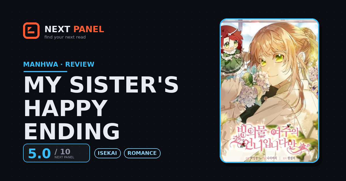 My Sister's Happy Ending cover - Next Panel review