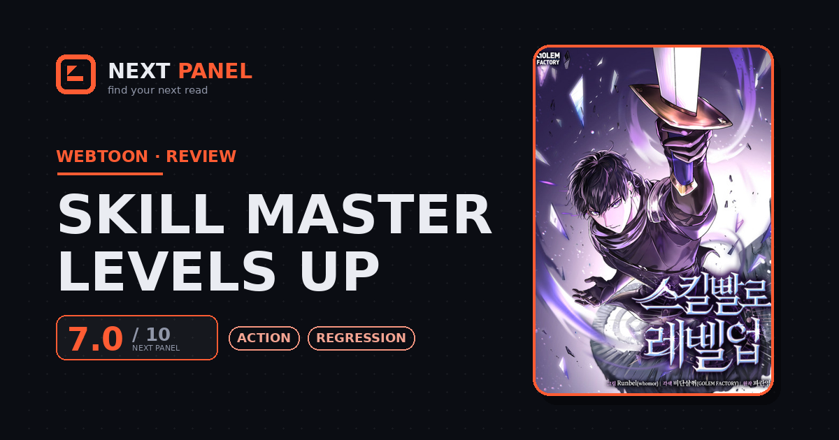 Skill Master Levels Up cover - Next Panel review