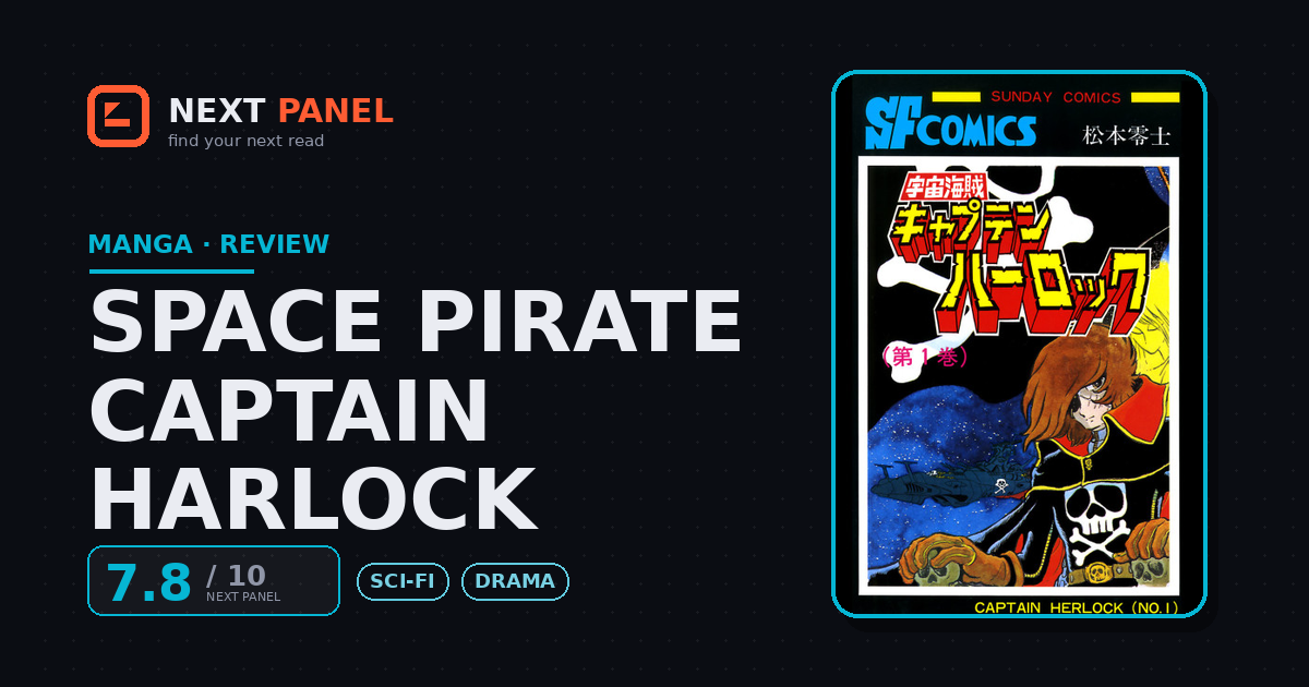 Space Pirate Captain Harlock cover - Next Panel review
