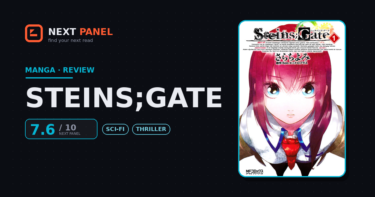 Steins;Gate cover - Next Panel review