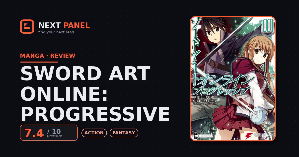 Sword Art Online: Progressive cover - Next Panel review