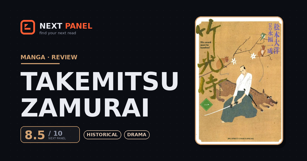 Takemitsu Zamurai cover - Next Panel review