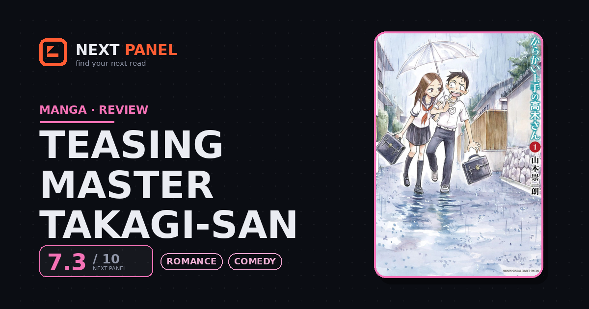 Teasing Master Takagi-san cover - Next Panel review