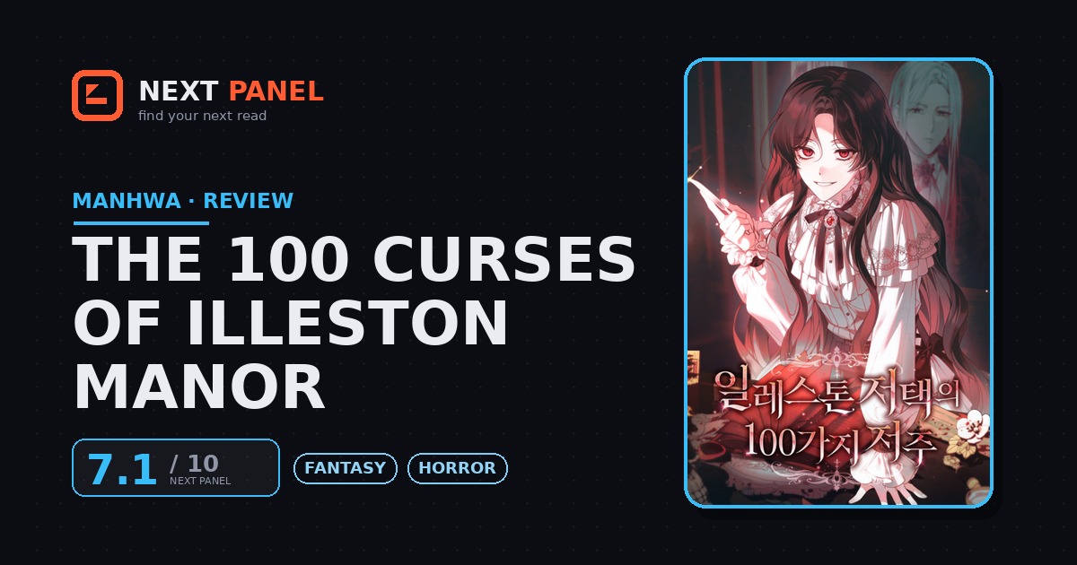 The 100 Curses of Illeston Manor cover - Next Panel review