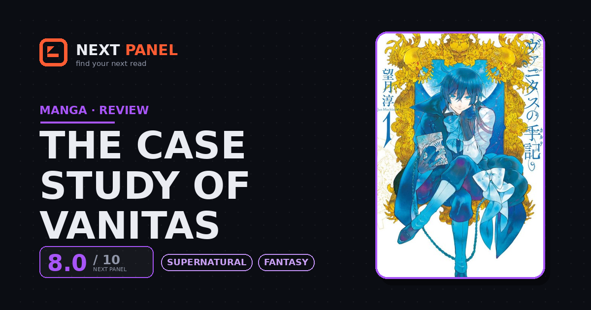 The Case Study of Vanitas cover - Next Panel review