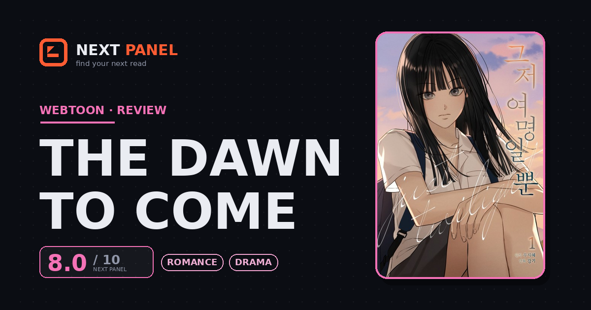 The Dawn to Come cover - Next Panel review