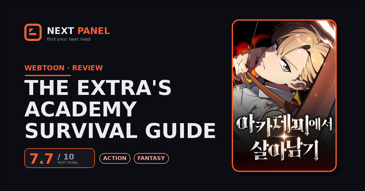 The Extra's Academy Survival Guide cover - Next Panel review