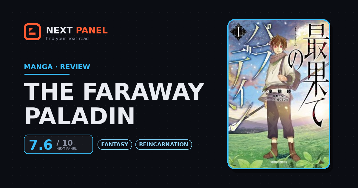 The Faraway Paladin cover - Next Panel review