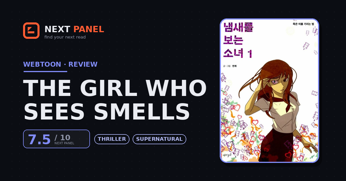 The Girl Who Sees Smells cover - Next Panel review