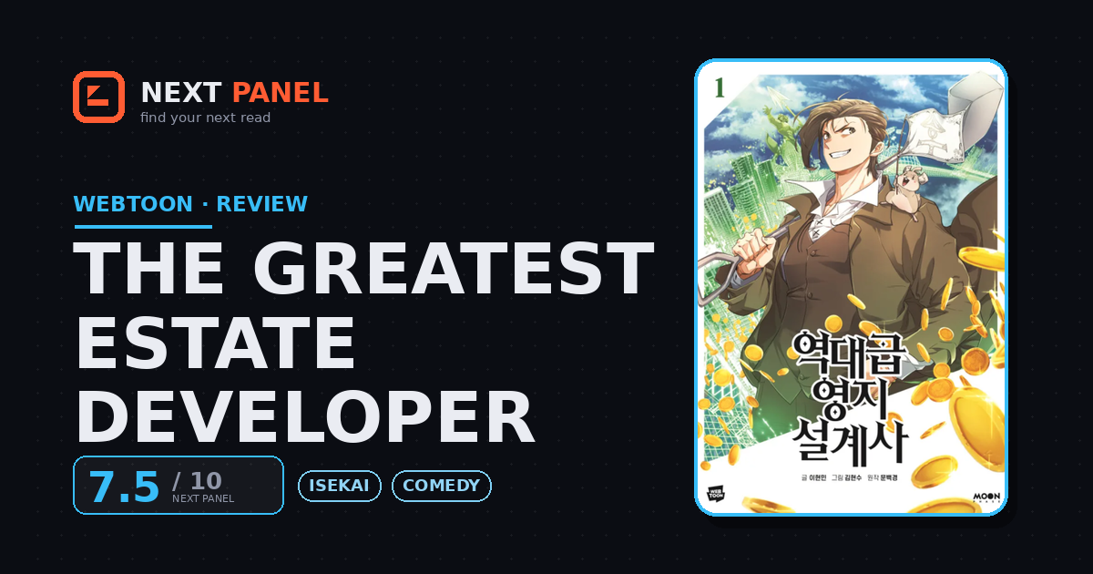 The Greatest Estate Developer cover - Next Panel review
