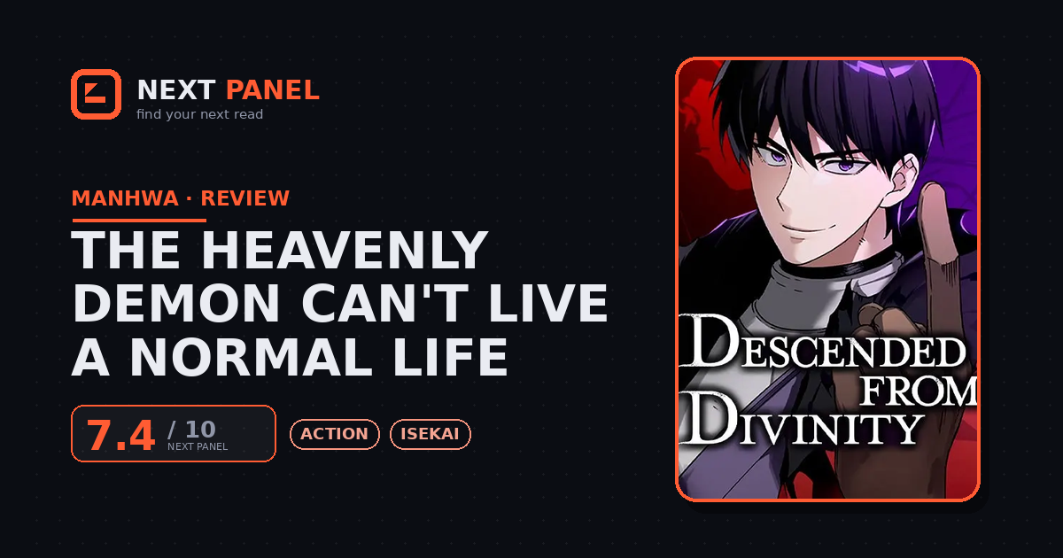 The Heavenly Demon Can't Live a Normal Life cover - Next Panel review