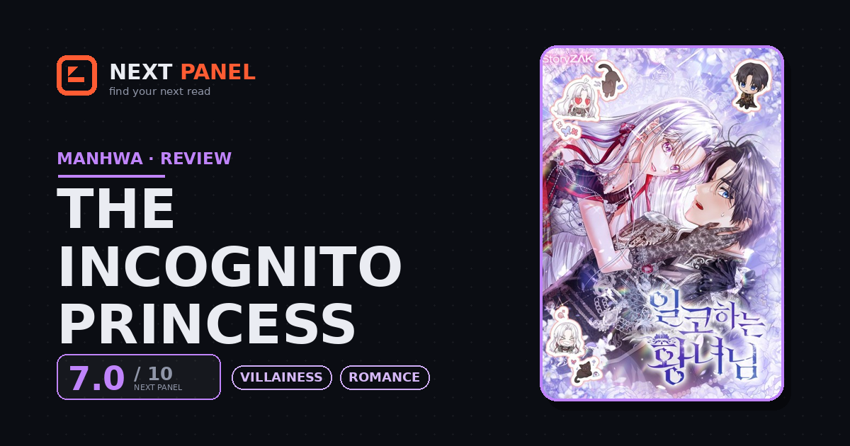 The Incognito Princess cover - Next Panel review