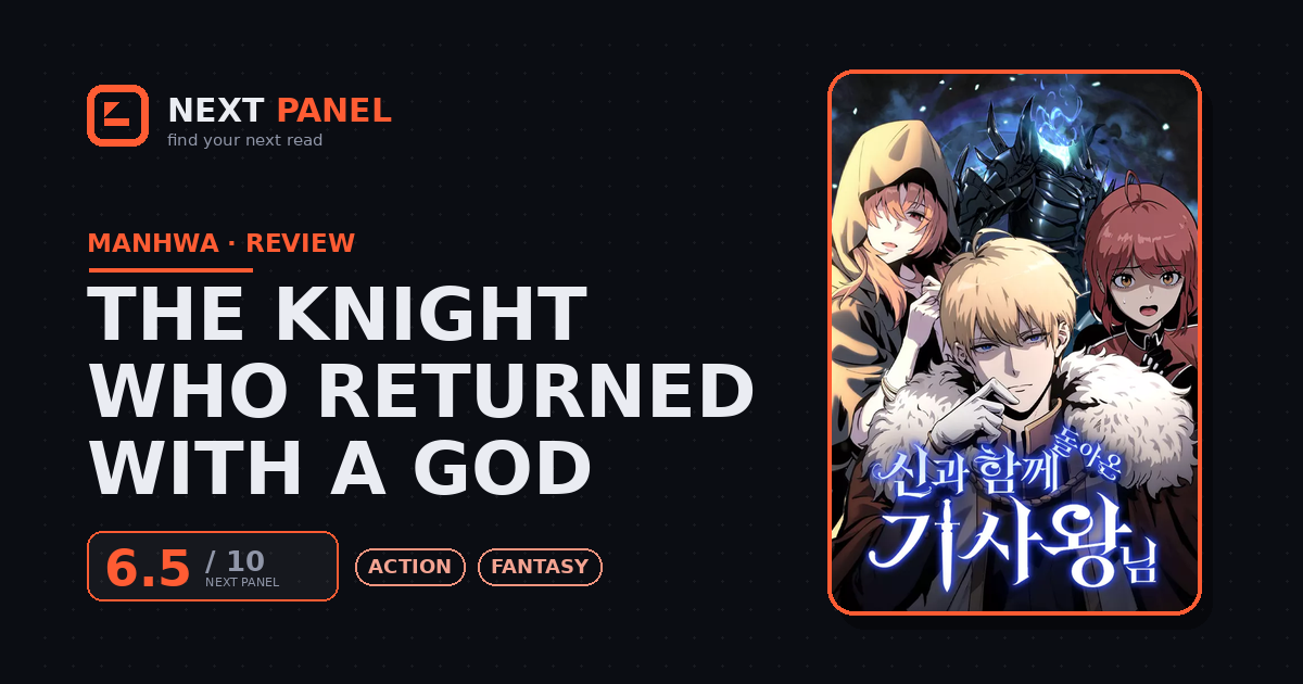 The Knight Who Returned with a God cover - Next Panel review