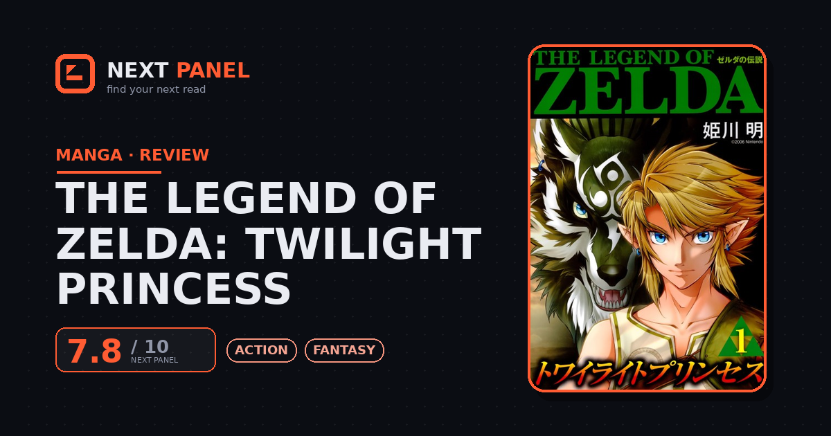 The Legend of Zelda: Twilight Princess cover - Next Panel review