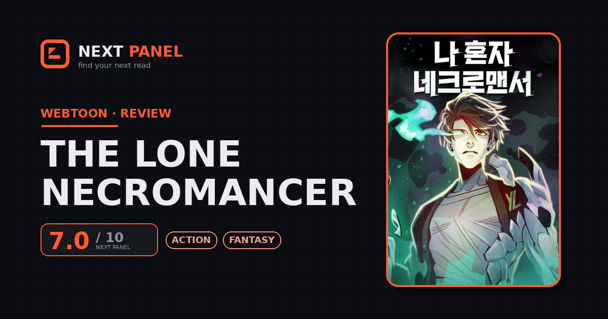 The Lone Necromancer cover - Next Panel review