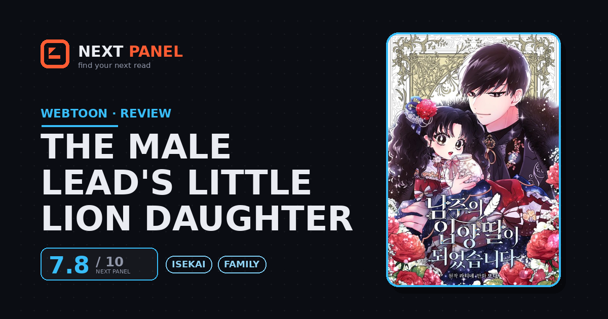 The Male Lead's Little Lion Daughter cover - Next Panel review