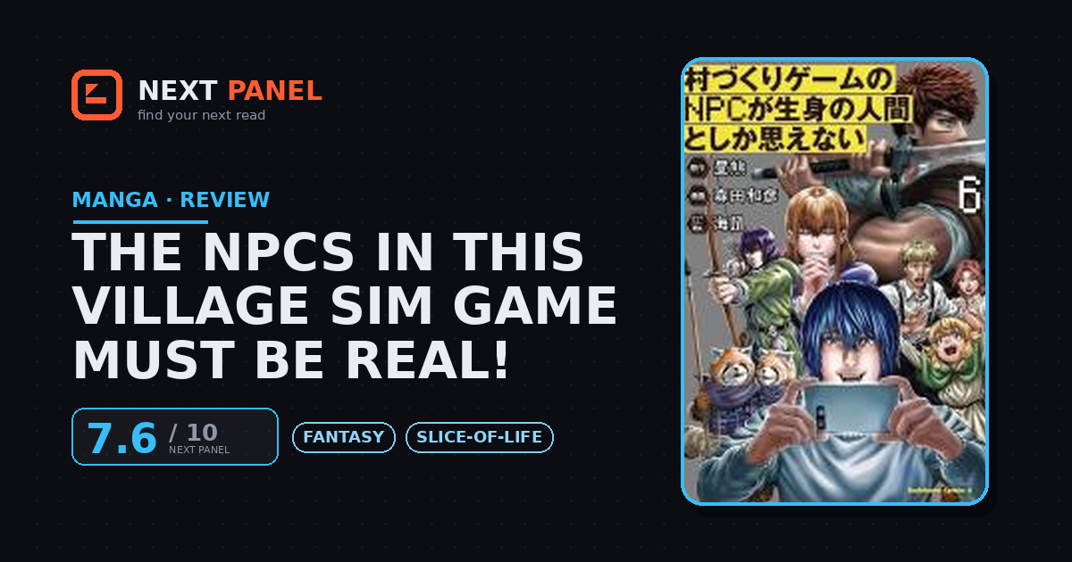 The NPCs in this Village Sim Game Must Be Real! cover - Next Panel review