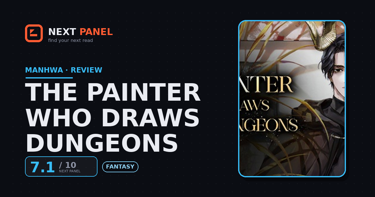 The Painter Who Draws Dungeons cover - Next Panel review