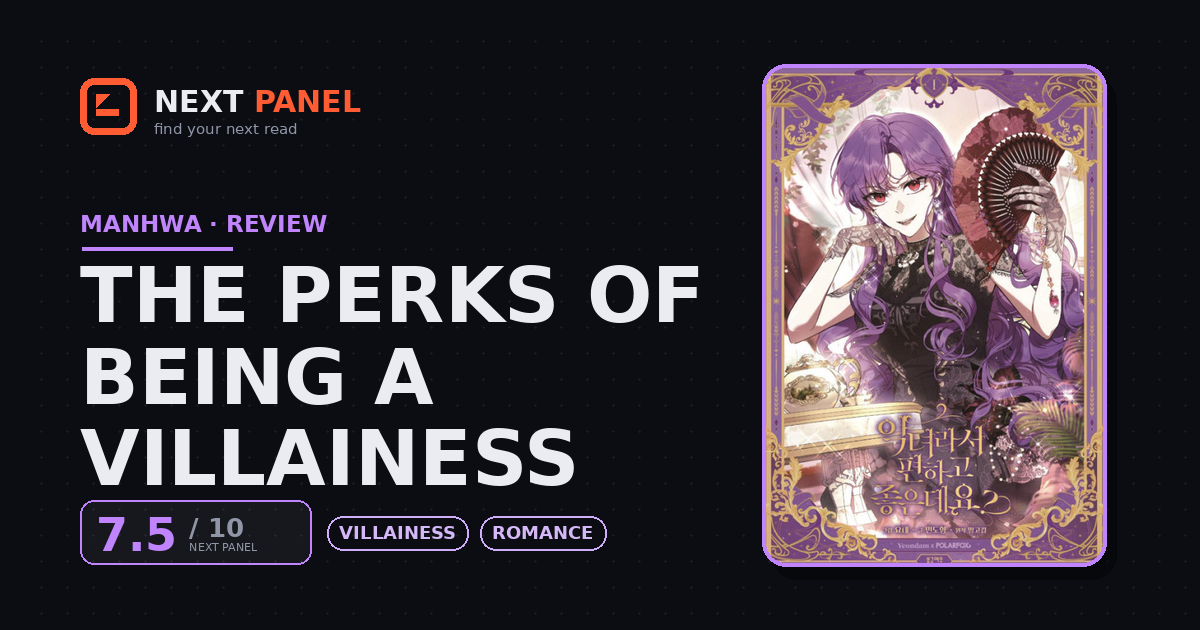 The Perks of Being a Villainess cover - Next Panel review