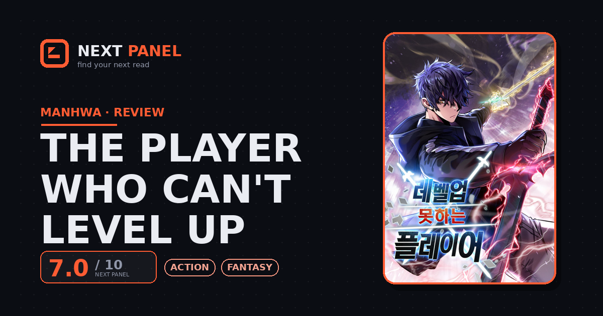 The Player Who Can't Level Up cover - Next Panel review