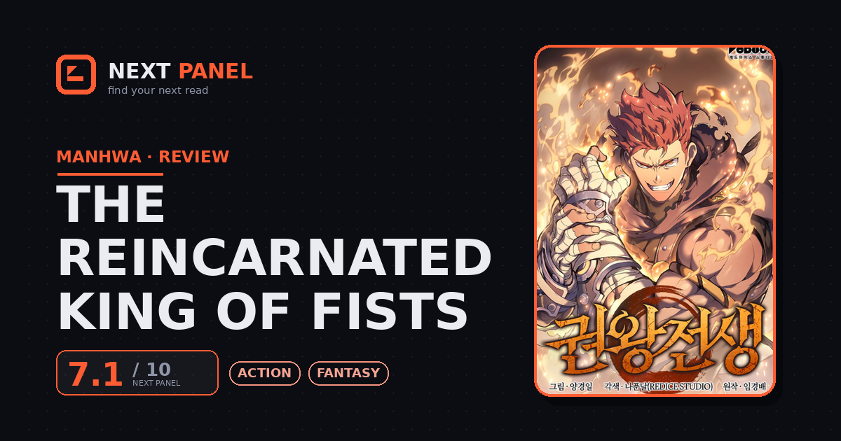 The Reincarnated King of Fists cover - Next Panel review