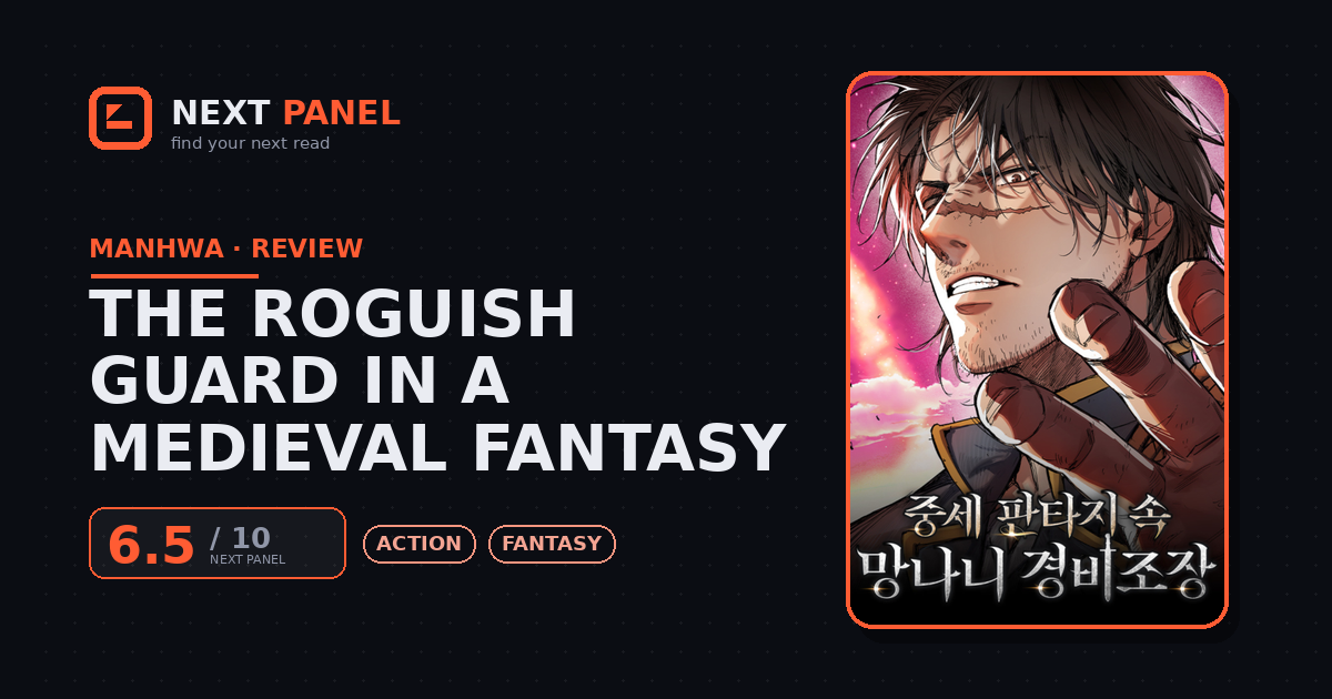 The Roguish Guard in a Medieval Fantasy cover - Next Panel review