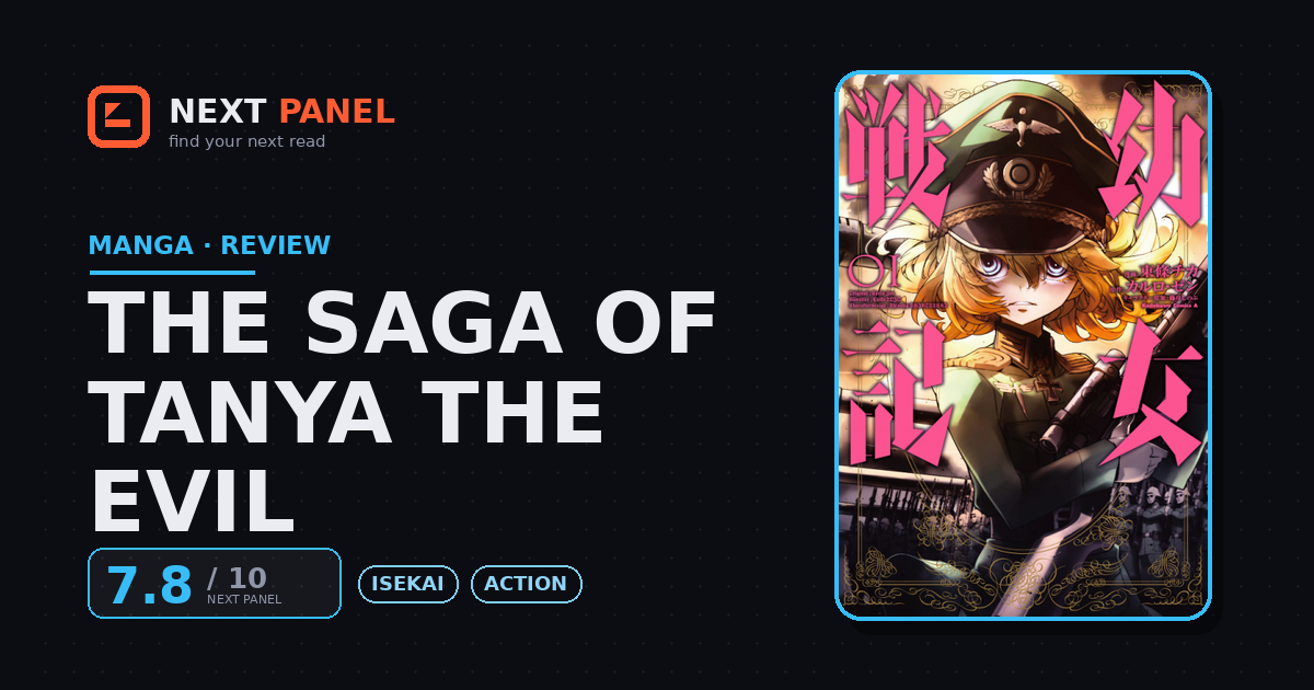 The Saga of Tanya the Evil cover - Next Panel review