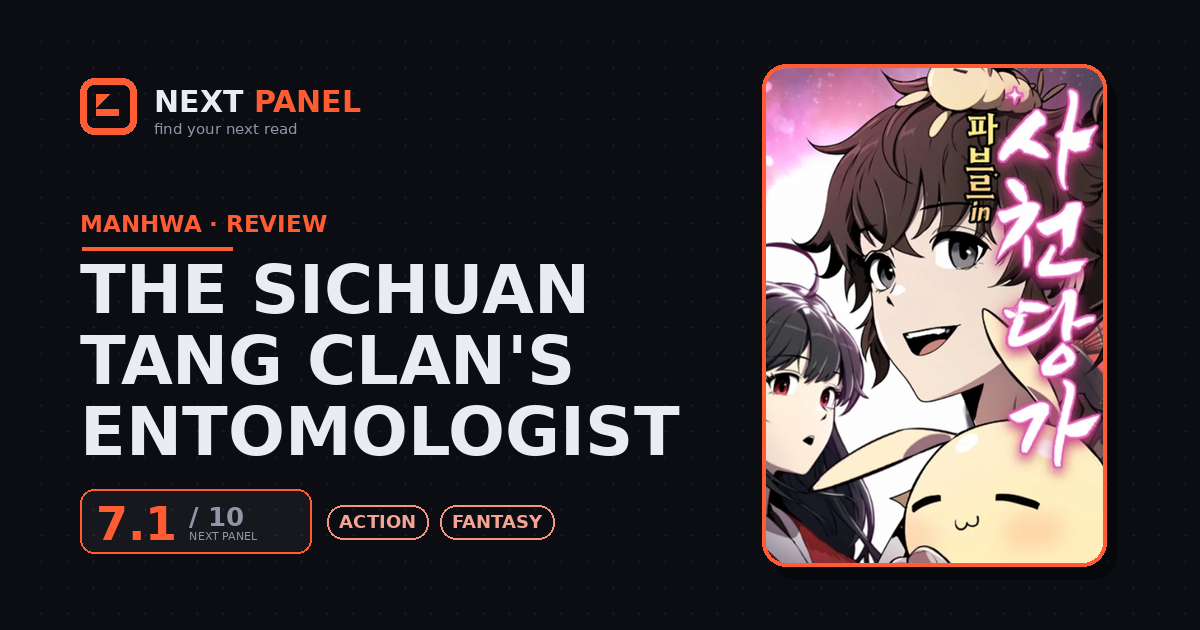 The Sichuan Tang Clan's Entomologist cover - Next Panel review