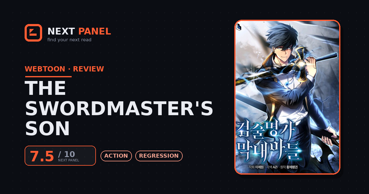 The Swordmaster's Son cover - Next Panel review
