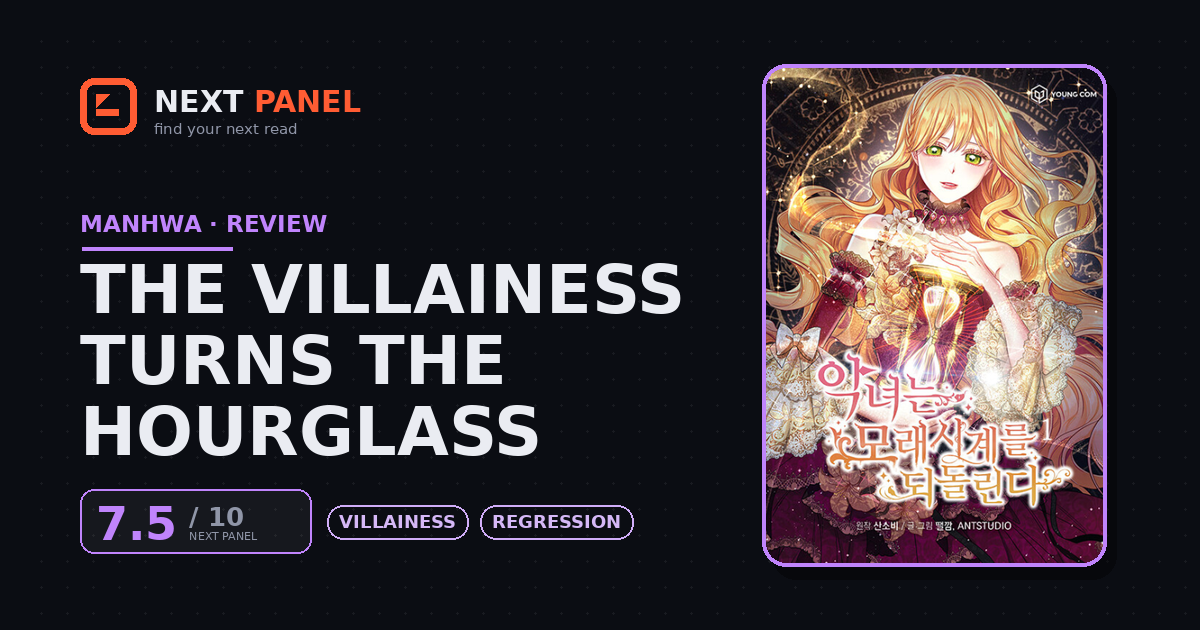 The Villainess Turns the Hourglass cover - Next Panel review
