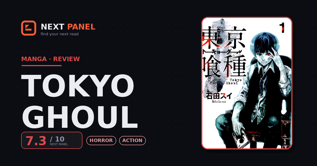 Tokyo Ghoul official cover — Next Panel review