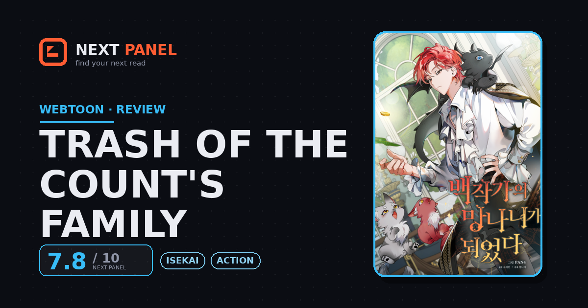 Trash of the Count's Family cover - Next Panel review