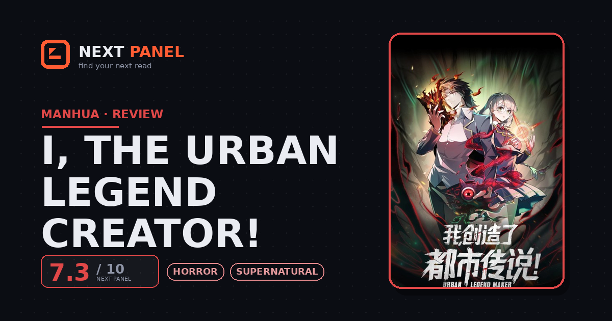 I, the Urban Legend Creator! cover - Next Panel review