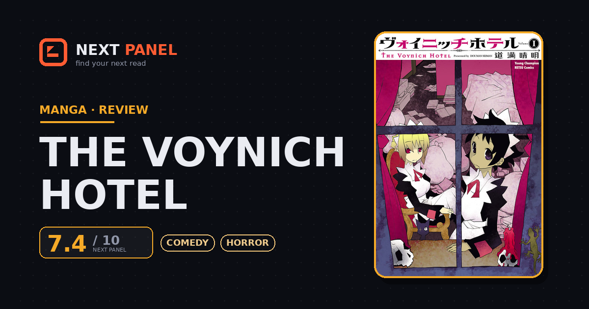 The Voynich Hotel cover - Next Panel review