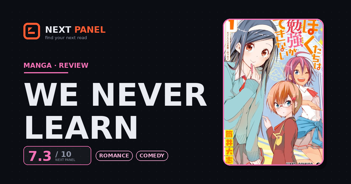 We Never Learn cover - Next Panel review