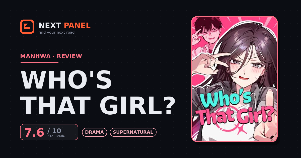 Who's That Girl? cover - Next Panel review