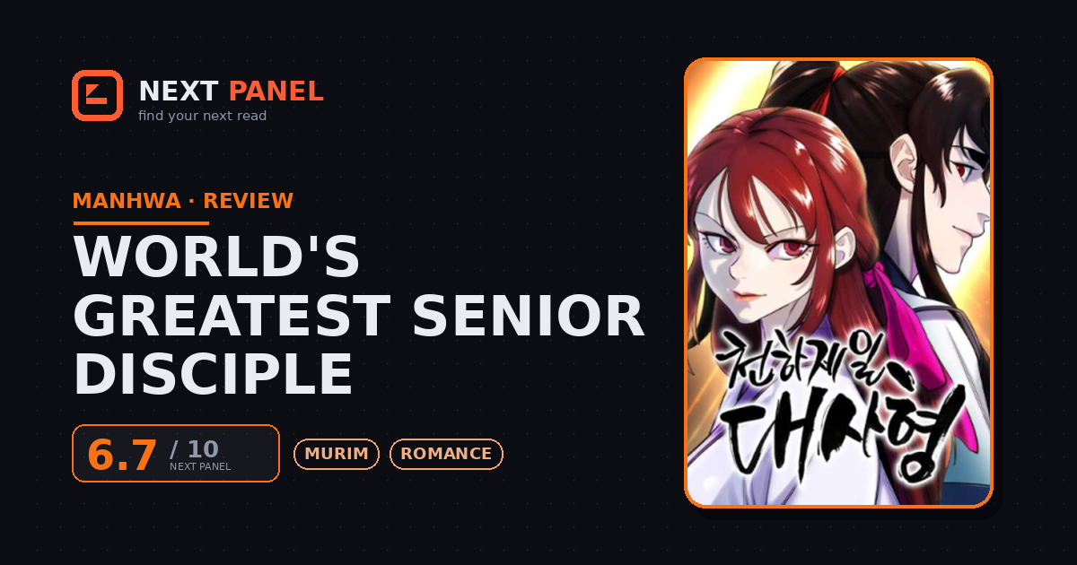 World's Greatest Senior Disciple cover - Next Panel review