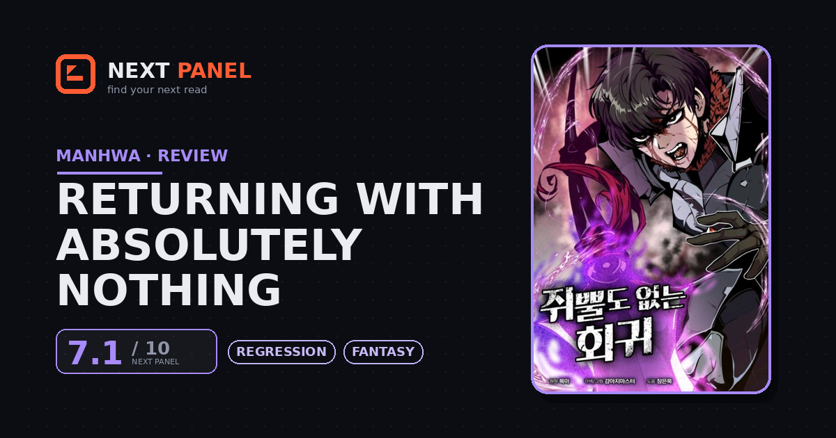 Returning With Absolutely Nothing cover - Next Panel review