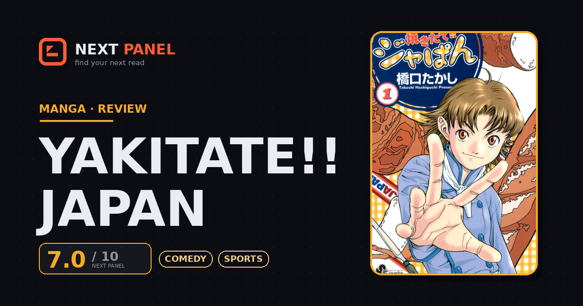 Yakitate!! Japan cover - Next Panel review