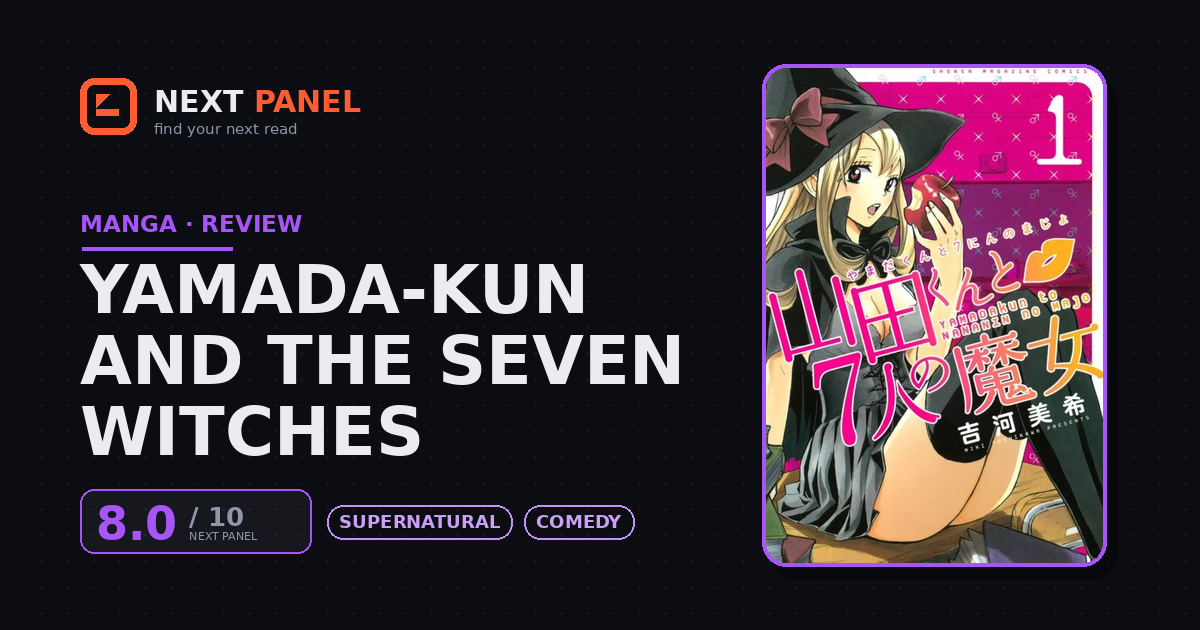 Yamada-kun and the Seven Witches cover - Next Panel review
