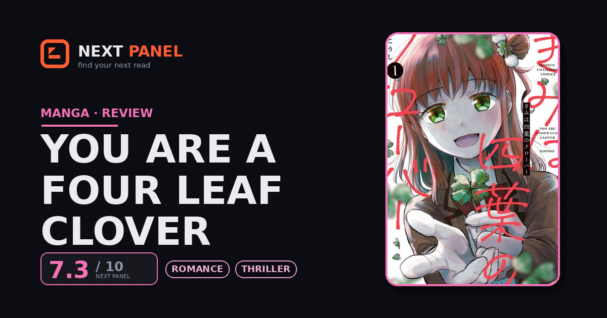 You Are a Four Leaf Clover cover - Next Panel review