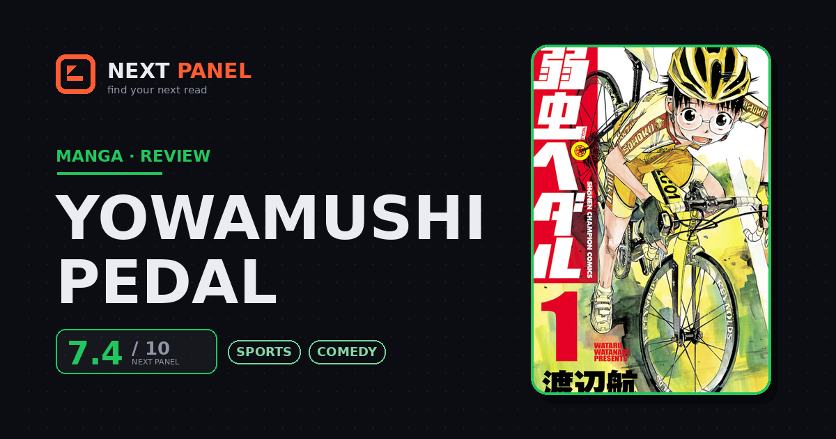Yowamushi Pedal cover - Next Panel review