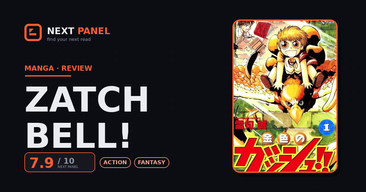 Zatch Bell! cover - Next Panel review