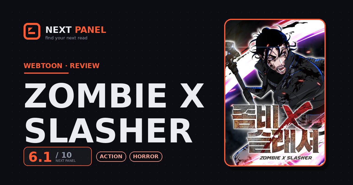 Zombie X Slasher cover - Next Panel review