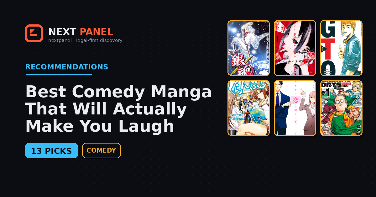 Best Comedy Manga That Will Actually Make You Laugh — Next Panel recommendation