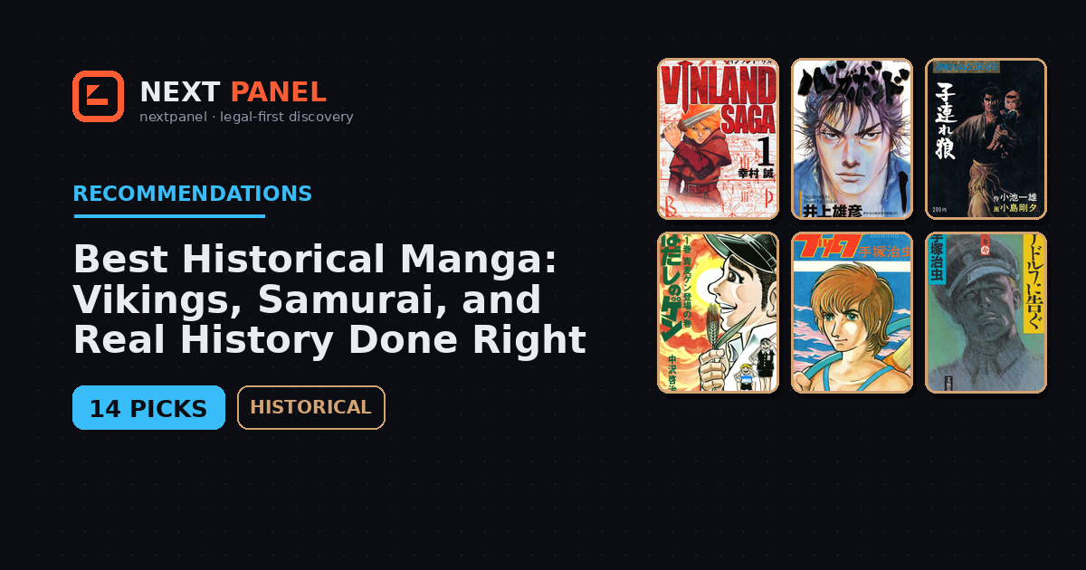 Best Historical Manga: Vikings, Samurai, and Real History Done Right — Next Panel recommendation