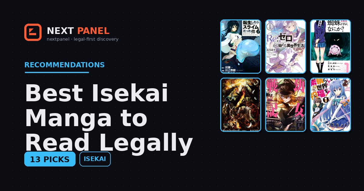 Best Isekai Manga to Read Legally — Next Panel recommendation